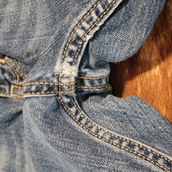 Men's Arizona Blue Bootcut Jeans - Picture 16 of 17